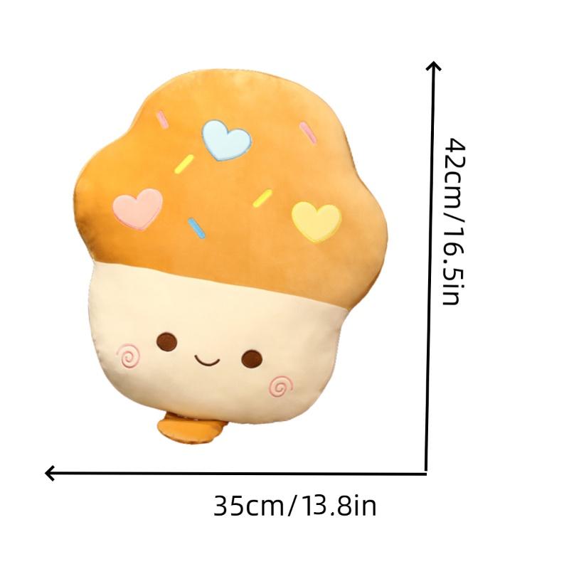 Cute Ice Cream Throw Pillow Plush Doll Soft And Colorful Design Perfect For All Ages