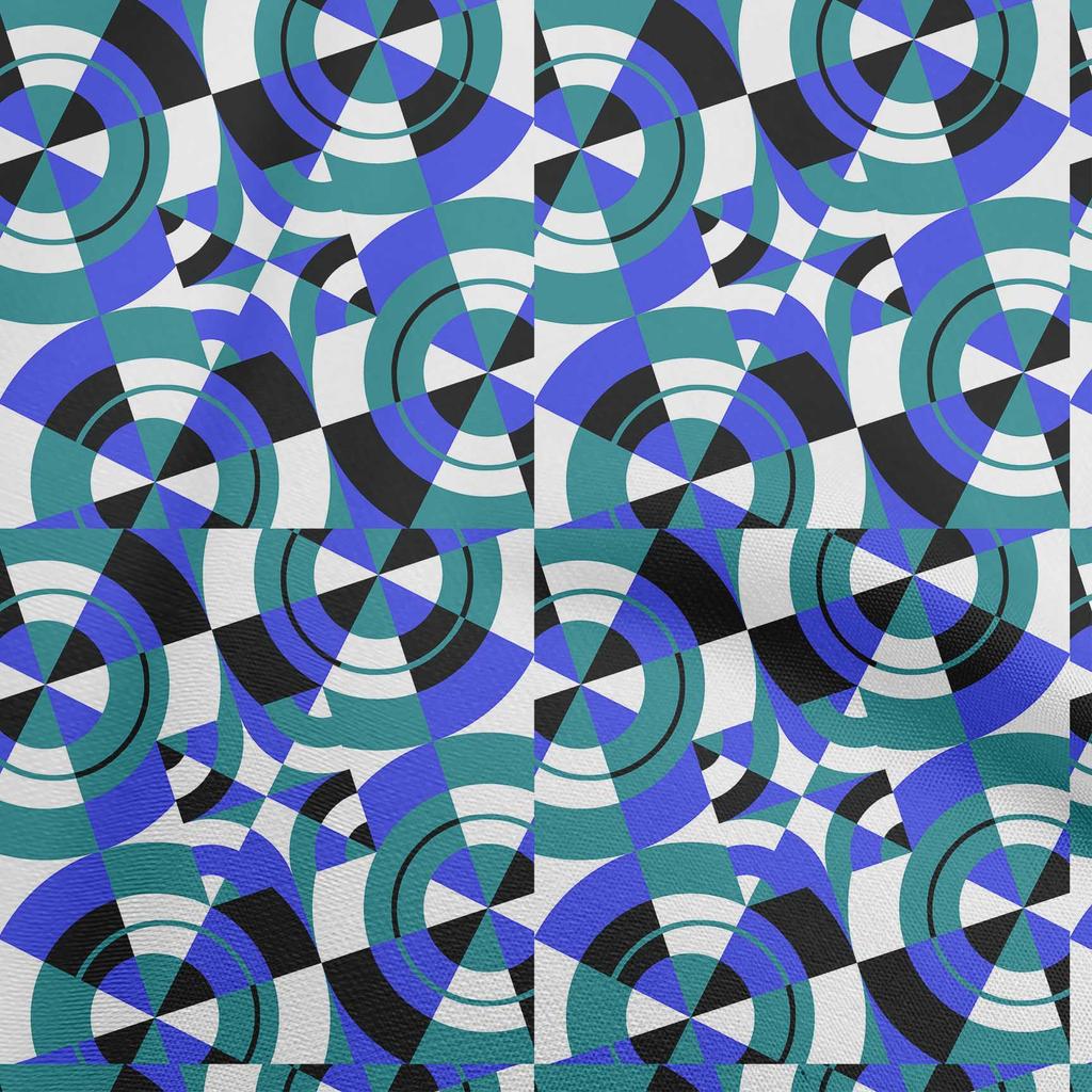 oneOone Cotton Flex Brown Fabric Geometrical Sewing Fabric By The Yard Printed Diy Clothing Sewing Supplies 40 Inch