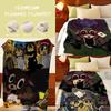 Art N-Nights I-Im W-Wald-tt Wurf Flanell-Kuscheldecke, Leicht Gemütlich, Strapazierfähig Waschbar niedlich Cool