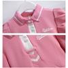 Children'S New Short-Sleeved Dress Fashionable Girls' Skirt  Sweet Pleated Skirt Princess Dress  Children'S Clothing