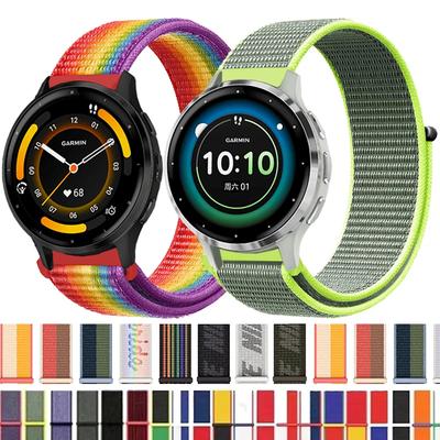 20mm 22mm Nylon Loop For Garmin Venu 3 2/SQ SQ2/Vivoactive 6 5 4 3 Watchband For Garmin Forerunner 745 965 255 245 645 55 158