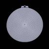 Round Grid Board for DIY Bag Plastic Knitting and Weaving Helper Knit Sheet Easy Knitting Accessories Hand Bag White Net Cover