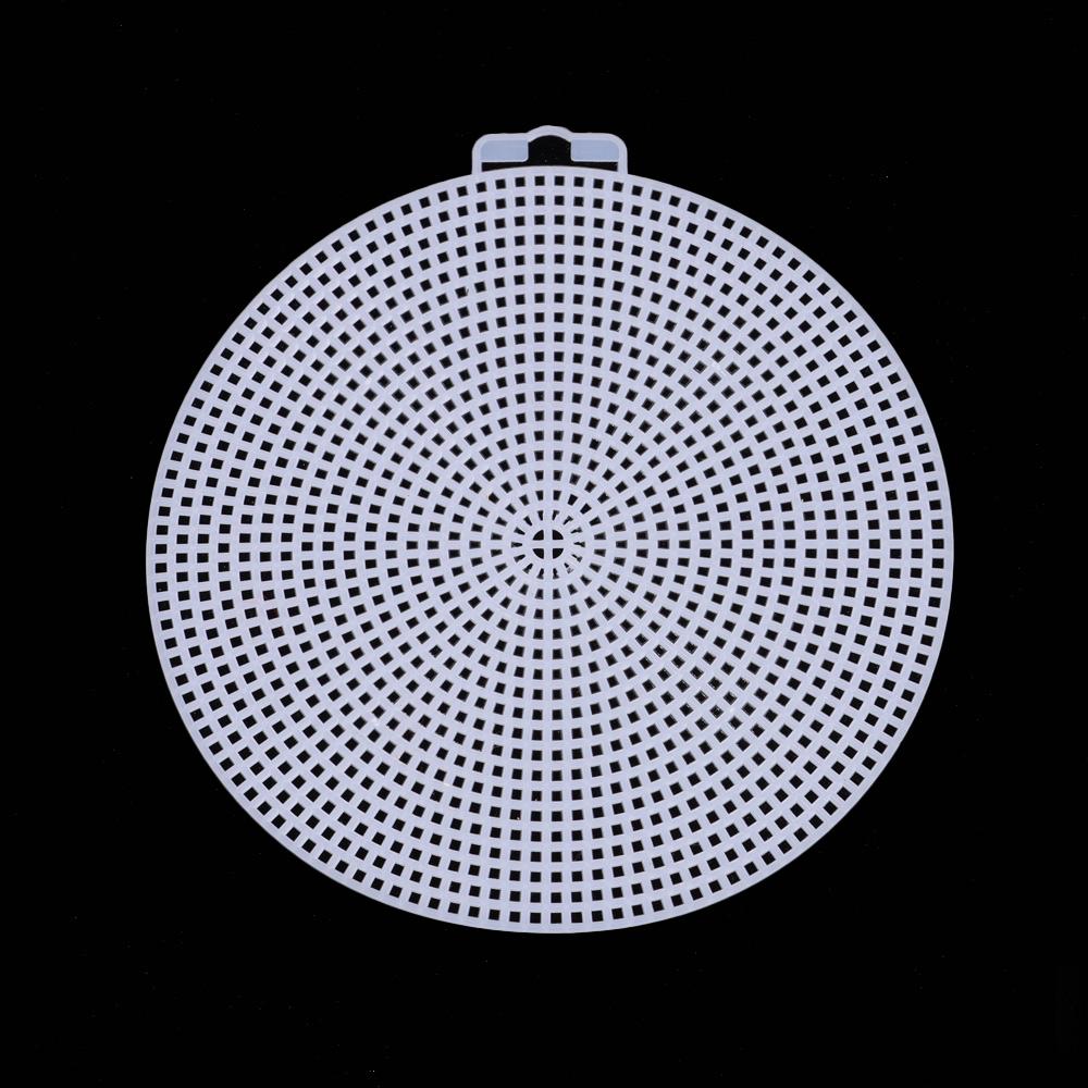 Round Grid Board for DIY Bag Plastic Knitting and Weaving Helper Knit Sheet Easy Knitting Accessories Hand Bag White Net Cover