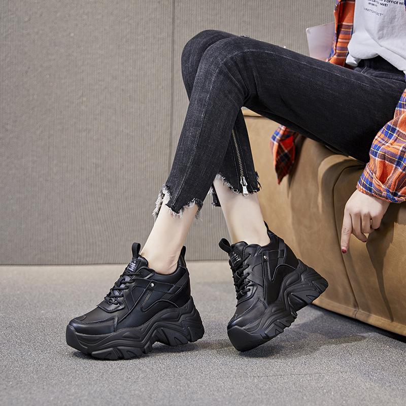 

Dad Shoes, Women s Thick-soled Shoes, Versatile Casual Shoes, Fleece Casual and Versatile 39 чорний