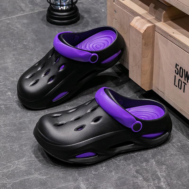 Dámské zahradní pantofle s tlustou protiskluzovou podrážkou - Odnímatelné pohodlí pro letní plážové a venkovní použití