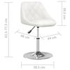 VidaXL Set of 6 Dining Chairs, Dinner Seats, Meal Chairs, Living Room Kitchen Home Interior Furniture, 3088645