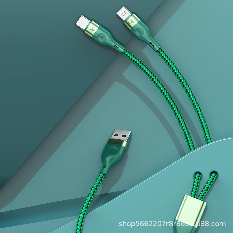 120W Type-C Dual Flash Charging Cable for Apple & Huawei - Fast Charge & Data Transfer