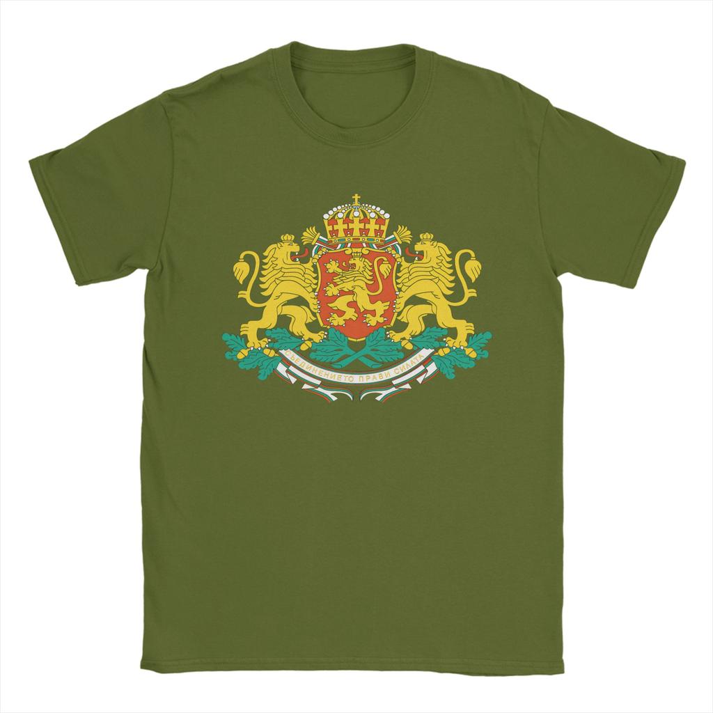 Coat of Arms of Greece  Pure Cotton TShirt For Men Summer  Streetwear TShirts ONeck Leisure Tees Oversize Dropshipping Tops