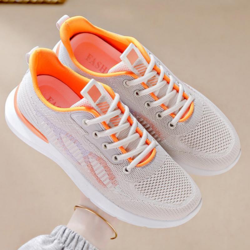 Spring White Running Shoes Sports Shoes Flat Bottom Women's Casual Shoes