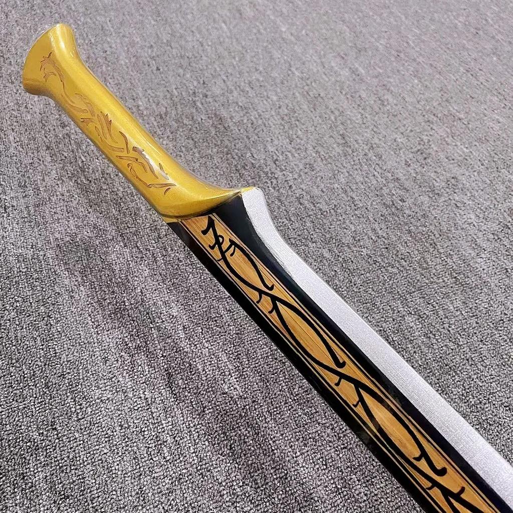 38inch Thranduil Katana Ring Hobbits Sword Anime Cosplay Prop Wooden Ninja Knife Real Size Japanese Katana Samurai Sabre Toy