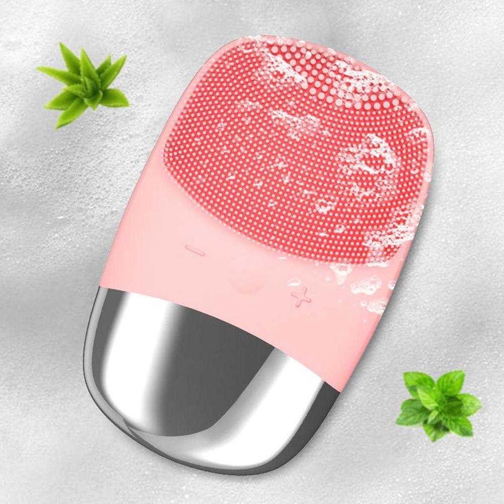 Sonic Vibration Electric Face Clean Device USB Rechargeable Vibrating Facial Massager  Women