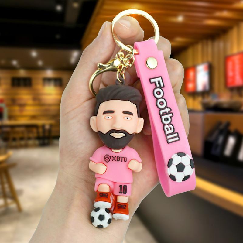 Lionel Messi Kreskówkowa Gwiazda Brelok Urocza Torba Samochodowa Zawieszka Ozdoba Lalka Prezent
