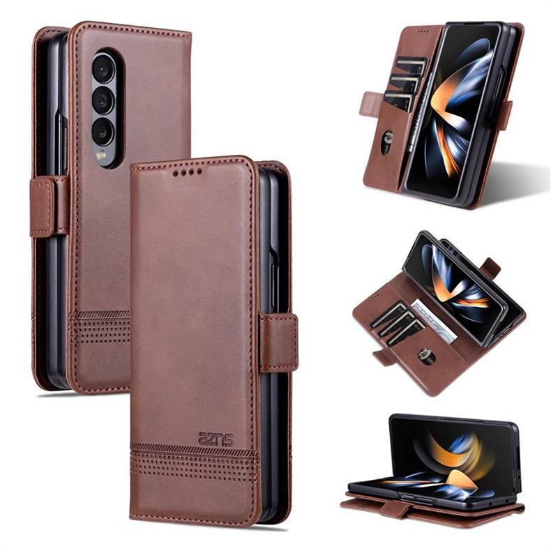 Suitable for Samsung Z Fold 7 Phone Case Fold/6/5/4 Flip Cover Leather Case Galaxy W24/23/22 Magnetic Suction