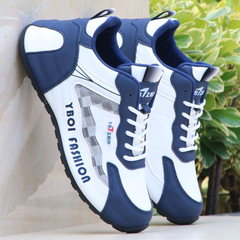 Brand Discontinued Men's Mesh Breathable Non-Slip Sports Shoes - Trendy High-End Casual and Running Shoes for Spring and Autumn