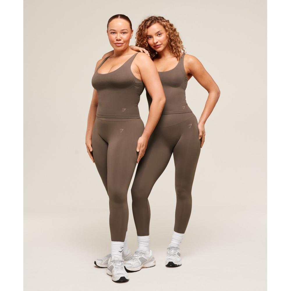 Gymshark Soft Sculpt Leggings Walnut Brown B2c7t Nccz