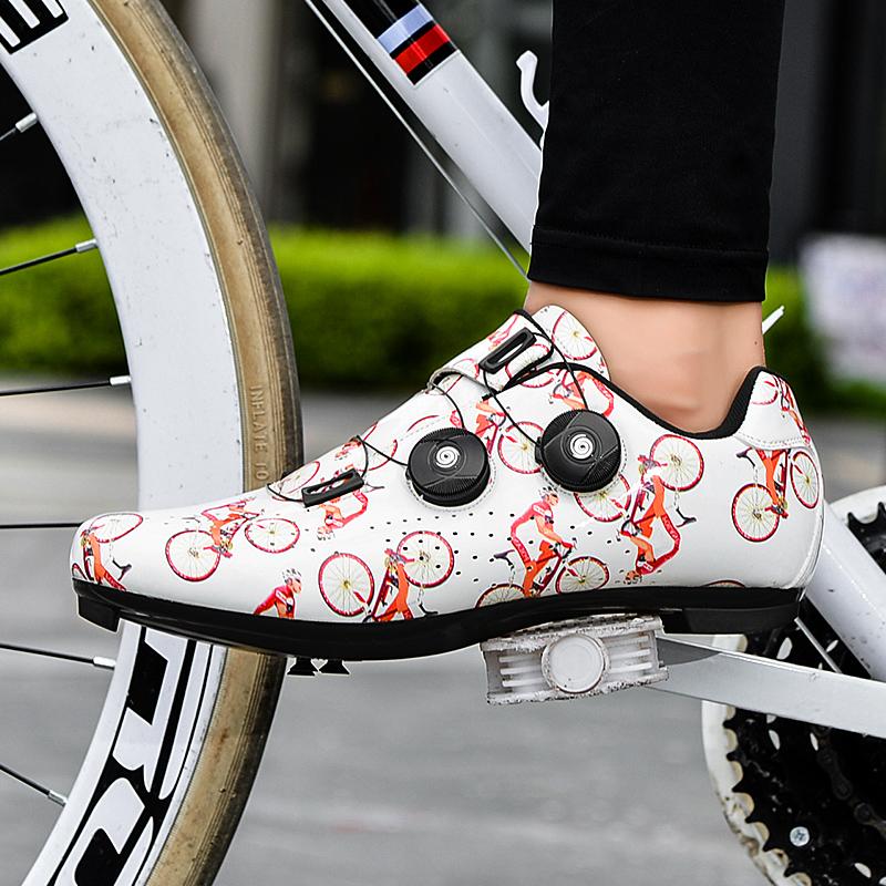 Men's Road Cycling Shoes Self-Locking SPD Mountain Bike Outdoor Racing Sports Footwear for MTB And Cycling