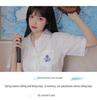 Taiwan High School Uniform Set: Women's JK Short-Sleeve & Long-Sleeve Plus Size Academy Style Graduation Outfit