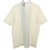 ISSEY MIYAKE MEN made in Japan Short sleeve mesh T-shirt F Ivory Men's Used