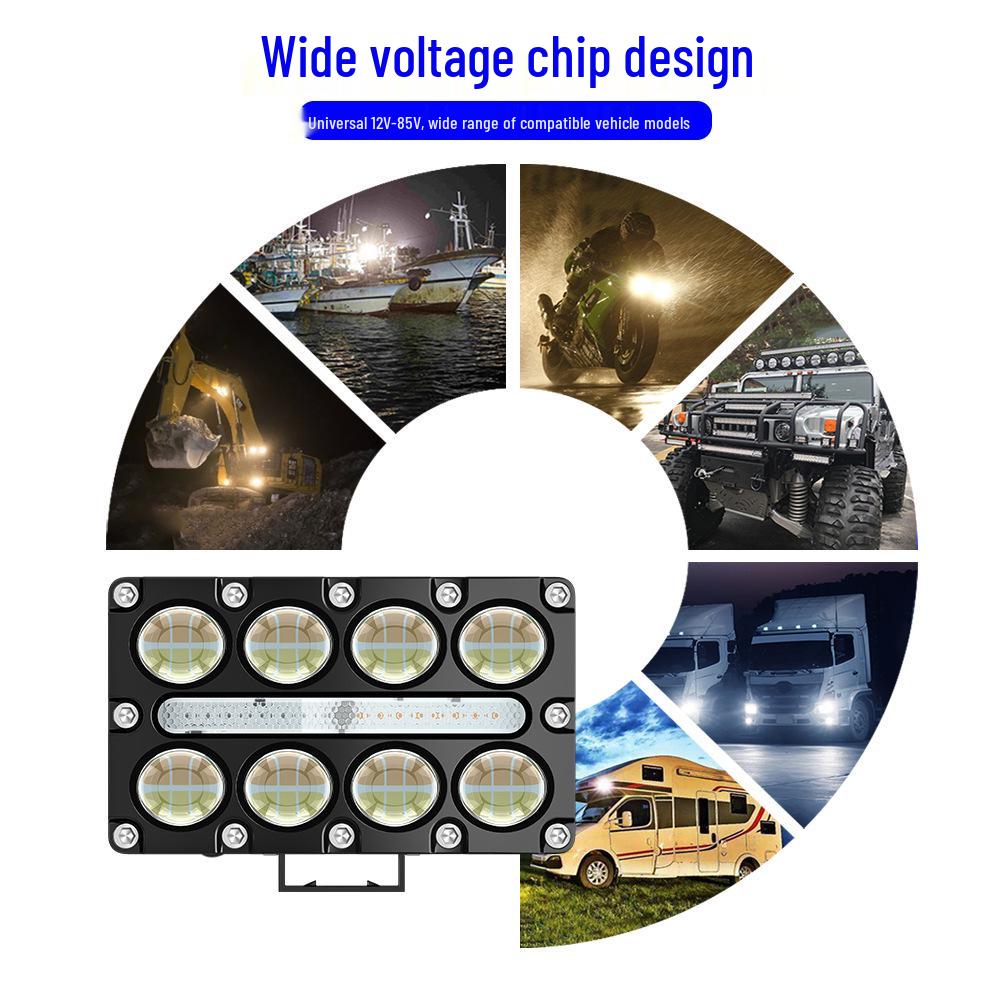 Motorcycle LED Headlight & Off-road Work/Warning Light for Electric Vehicles