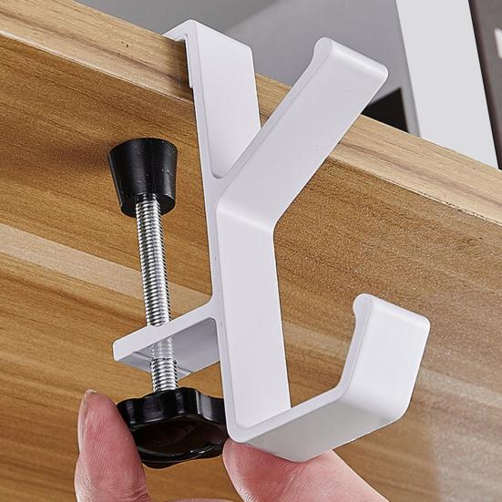 Desk Mount Bag Holder Backpack Hanger Hook Strong Load-bearing Rustproof Simple Installation Versatile Use Headphones Holder Bag Hook