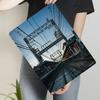 Modern Urban Railway Scenery Custom Iron Wall Art Industrial Style Home Office Decorative Painting