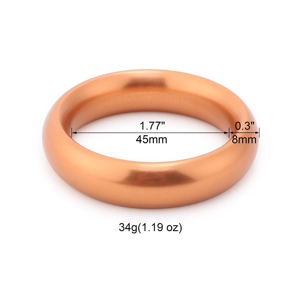 Metal Donut Cock Ring for Men Aluminium Steel Cockring for Erection and Delay Ejaculant  40MM 45MM 50MM