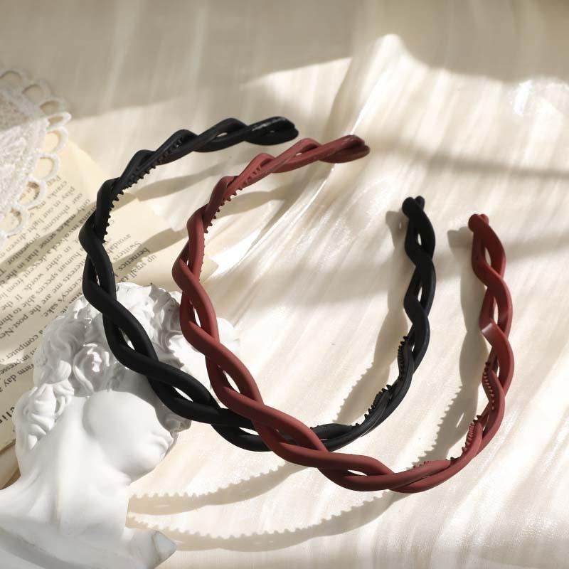 New Wash Face Hairband Fashion Women Heandband Molandi Simple Joker Hair Bands Woven Twist Headdress Girls Hair Accessories