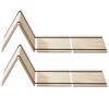 Tablero Bunkie Tamaño Individual, Listones Plegables para Cama de 10 mm con Conexión, Soporte de Madera para Colchón para Cama Tamaño Individual, Soporte Debajo de los Tableros del Colchón,