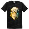 Dog T Shirt Cute Fluffy Pet Design Graphic Tee Cool Animal Lover Gift