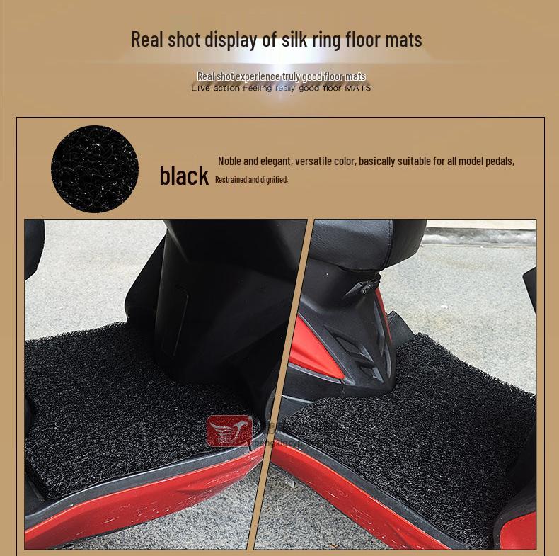 Compatible with Kymco Hao Mai GY6-125 Footrest Pad and Special Coil Mat for Electric Vehicle.