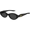 Gentle Monster Oval Sunglasses Men Sunglasses Black VAMP01