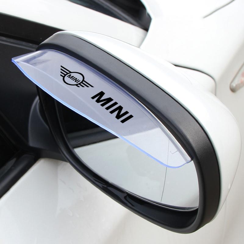 2 ks Kryt proti dešti bočního zrcátka zpětného pohledu do auta Sluneční clona Ochrana obočí Pro BMW Mini Cooper F54 F55 F56 R56 R60 SONE Roadster Clubman Kupé