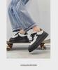 2025 Ulzzang White Sneakers: Thick-Soled, Casual Hong Kong & Harajuku Style Sports Shoes for Men