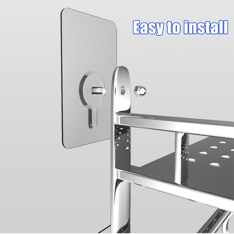 10 ks police nalepovací háčky na stěnu průhledné skříňové skříňky kolíky na police na stěnu věšáky kuchyně koupelna věšák na šroub