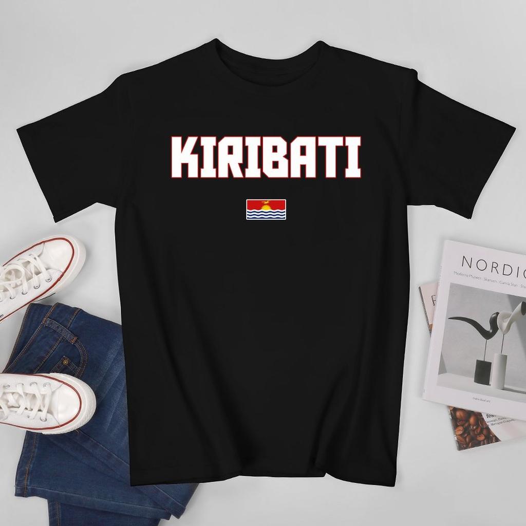 Unisex Tshirt Kiribati Flag Cool Fans T Shirt Unisexs Tee 100 Cotton Xs5xl Oneck Tshirt Fashion Short Sleeve
