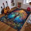 Vibrant Tree of Life with Sunlit Leaves Patterned Carpet a Non Slip Rug Suitable for All Seasons and Any Setting, Gift