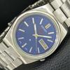 GENUINE VINTAGE SEIKO EXPO 70 AUTOMATIC JAPAN MENS BLUE DIAL WATCH A708786-1