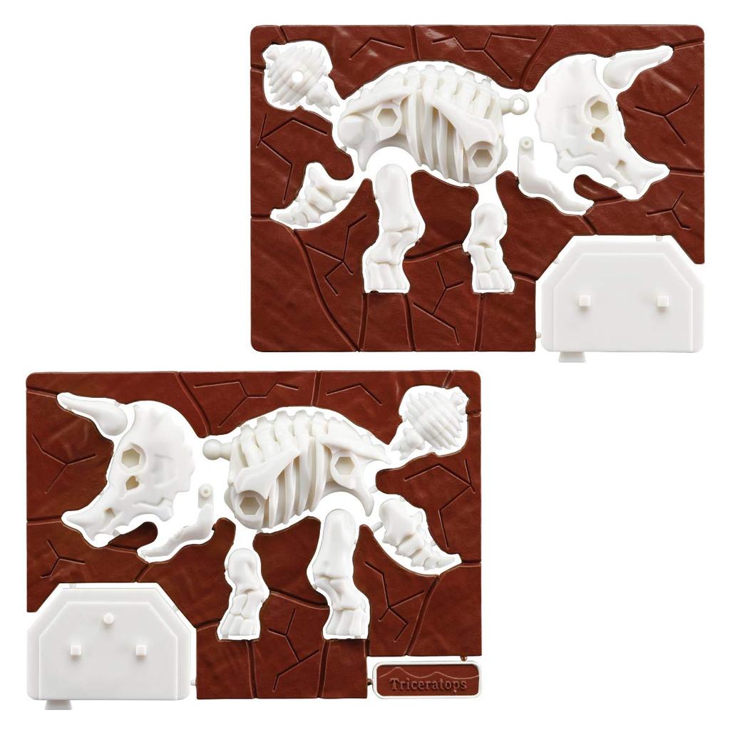 Charapaki Excavation Dinosaur Plastic Kit: Triceratops
