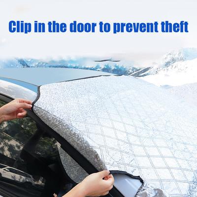Car Snow Cover Windshield Sunshade Outdoor Waterproof Anti Ice Frost Auto Winter Car Automobiles Exterior