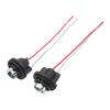 2pcs Brake Light Socket Reliable Stable Durable Compact Lightweight Easy Replaceable Headlight