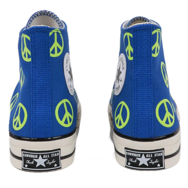 Converse 1970s Trendy Comfort High-Top Canvas Shoes Unisex Blue-Green