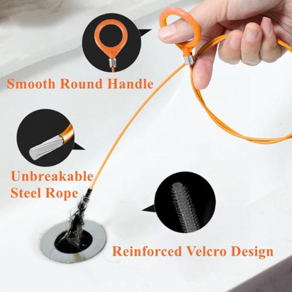 Drain Cleaning Tools Hair Debris Remover for Sink Bathroom Kitchen Bathtub Shower Hand Tools Pipe Dredging Sewer Cleaning Hook