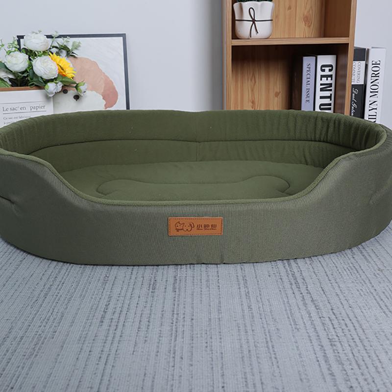 Fleece Hundeseng Vinter Høst Varm Seng for Katt Liten Middels Stor Kjæledyr Sofa Valp Oxford Klut Soveunderlag for Hund