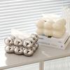 Cute Tissue Box Holder Case Korean Style Tissue Holder Cute Ball Ceramic Napkin Holder Nordic Home Decor Living Room Decoration