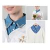 Denim Fake Collar Sparkling Rhinestones Adjustable Straps Machine Washable Detachable Collar Outfit Accessory