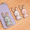 Foldable Bunny Phone Stand Cute Rabbit Phone Holder for Desk Adjustable Phone Bracket for All Mobile Phones