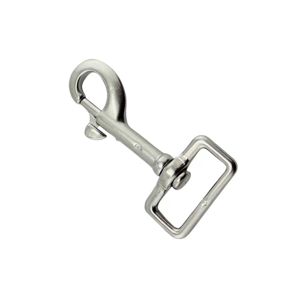 Square Eye Swivel Bolt Snap Hook 316 stainless steel Diving Clip 60mm 66mm 73mm  Marine Yacht Rigging Hardware for Diving