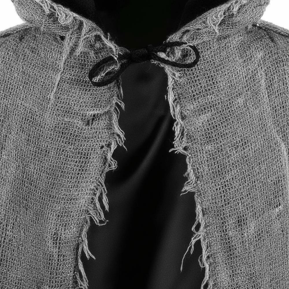 Exaggerated Style Halloween Cosplay Cape Hooded Design Halloween Ghost Costume Day Of The Dead