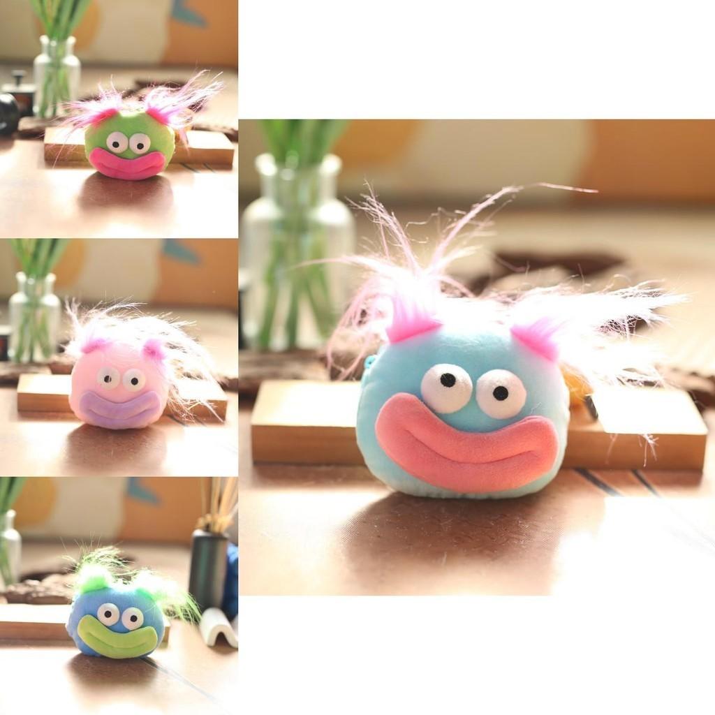 Adorable Big-eyed Sausage Plush Doll Keychain With Soft Pp Cotton Filling