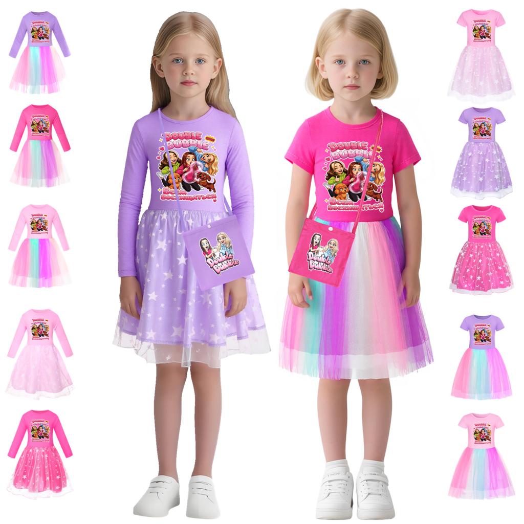 Double bubble girls star rainbow lace jumpsuit 5903